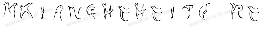 MXiangHeHeiTC Regula字体转换